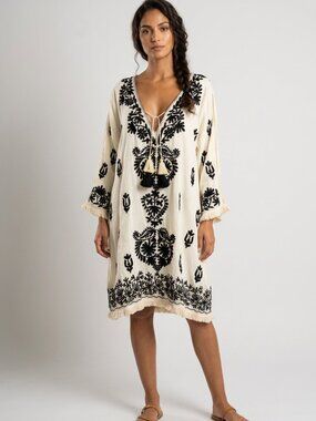 Aggie Pearl Black Cover-up
